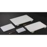 Planche à découper HACCP en plastique blanc gaufré cm 22x15x1,5