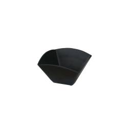 Portabolsas cuadrado metálico negro pequeño
