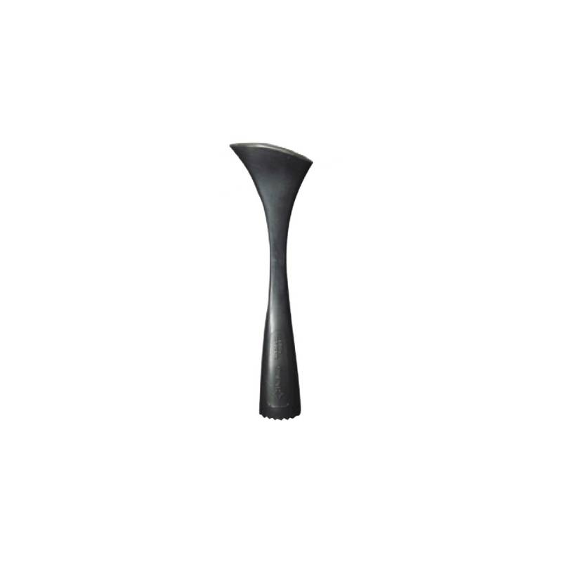 Pistilo de policarbonato negro estriado cm 21