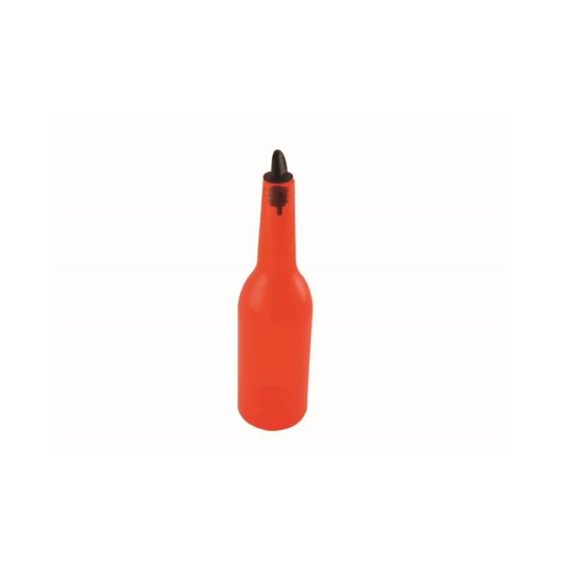 Botella Flair Fluo de plástico naranja cl 75
