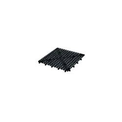 Versa mat plastique 33x33cm noir