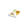 Caja para tartas triangular de cartón desechable con tapa 17 x 13 cm