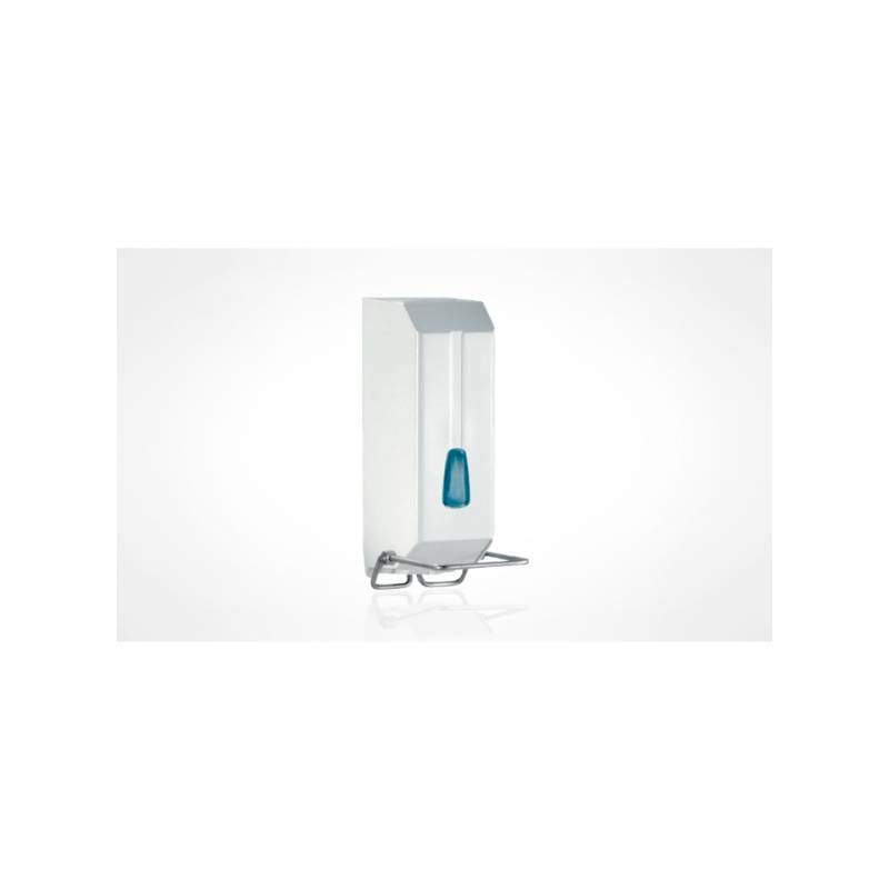 Distributeur de savon liquide en plastique blanc lt 1,2