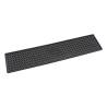 Alfombrilla de goma negra 59x13 cm