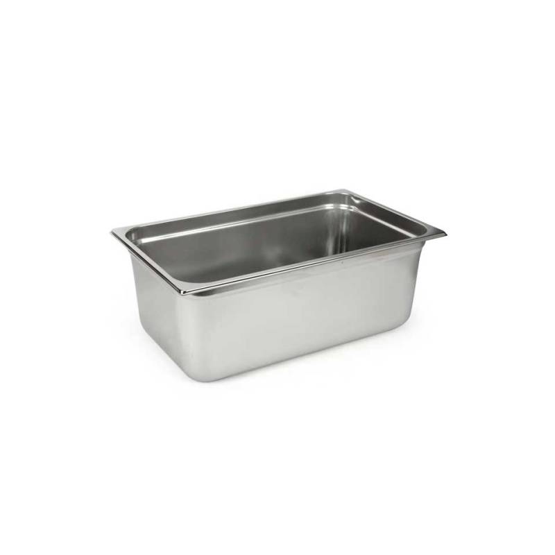 Cubeta de acero inoxidable Gastronorm 1/1 cm 20