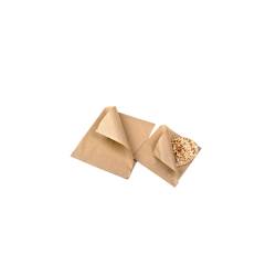 Bolsas de papel marrón para bocadillos 24x24 cm