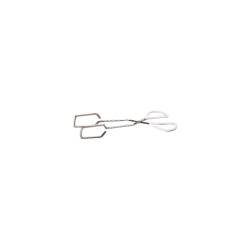 Pince à griller en acier inoxydable et caoutchouc 38 cm