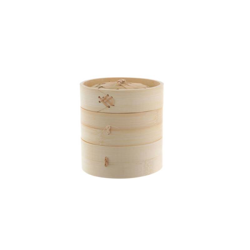 Vaporera Dim Sum de bambú 18 cm