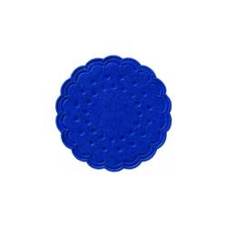 Posavasos Duni de papel azul 7,5 cm