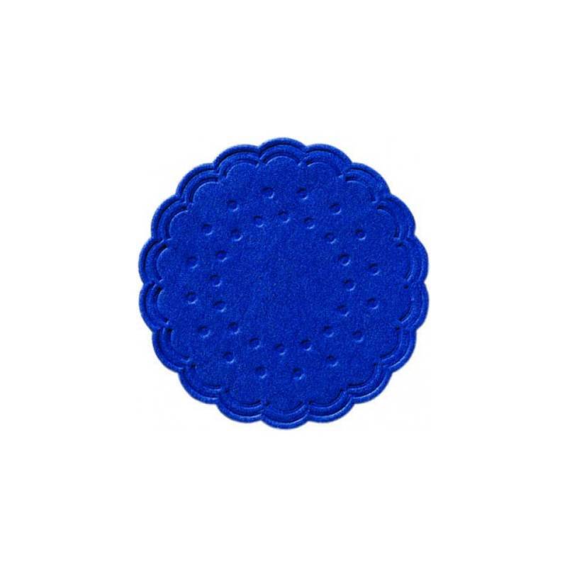 Posavasos Duni de papel azul 7,5 cm