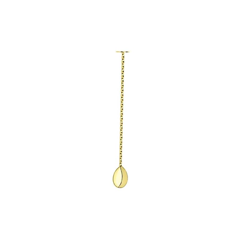 Agitateur cuillère à mélange avec pilon Urban Bar couleur or cm 27