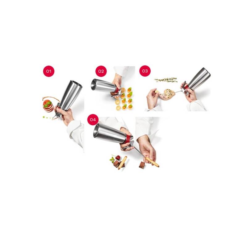 Injecteurs à siphon en acier inoxydable Isi assortis