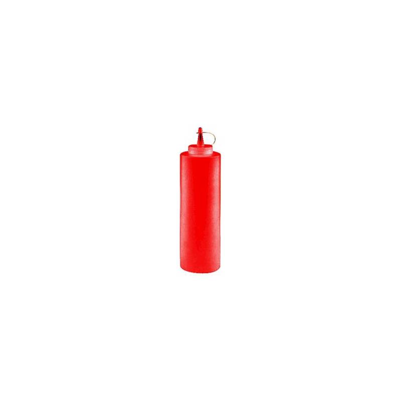 Flacon pressurisé avec bouchon PE rouge cl 72