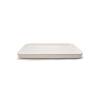 Low Cordonata plat rectangulaire en porcelaine blanche 40x30x4 cm