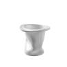 Tanto di cappello recipiente de porcelana blanca vidrio cl 55