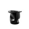 Tanto di cappello récipient en porcelaine noire verre cl 55