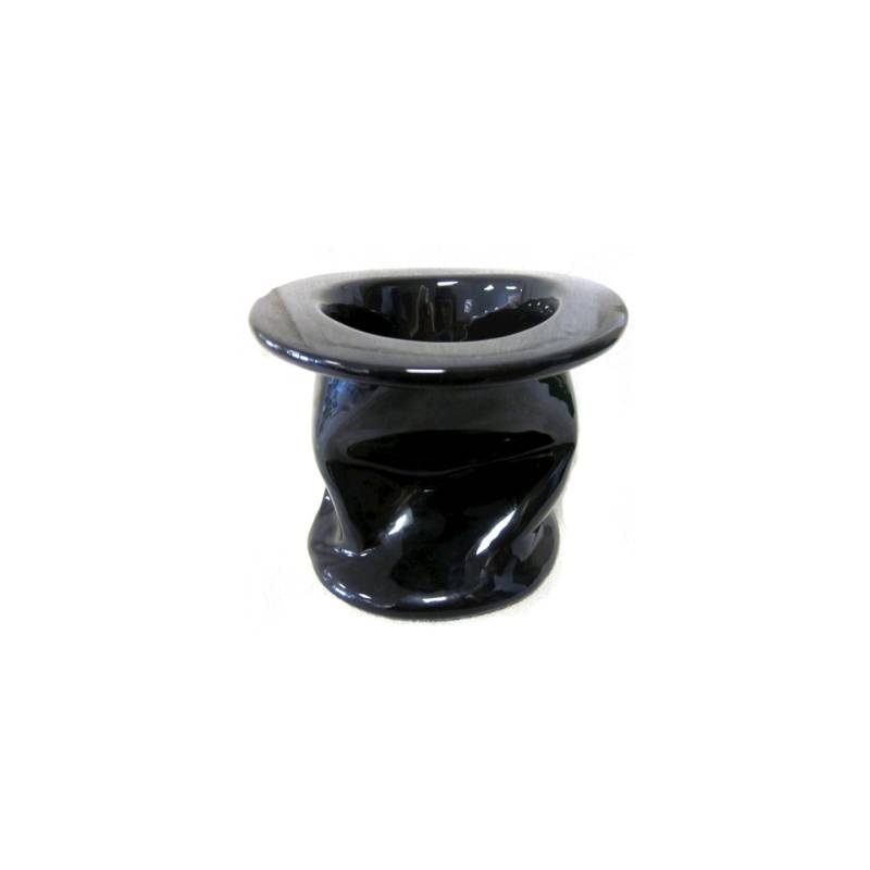 Tanto di cappello recipiente de porcelana negra vidrio cl 55