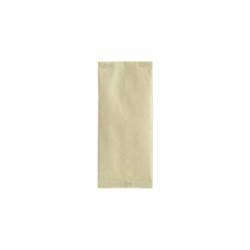 Sac à couverts fashion en papier de verre avec serviette cm 24x11