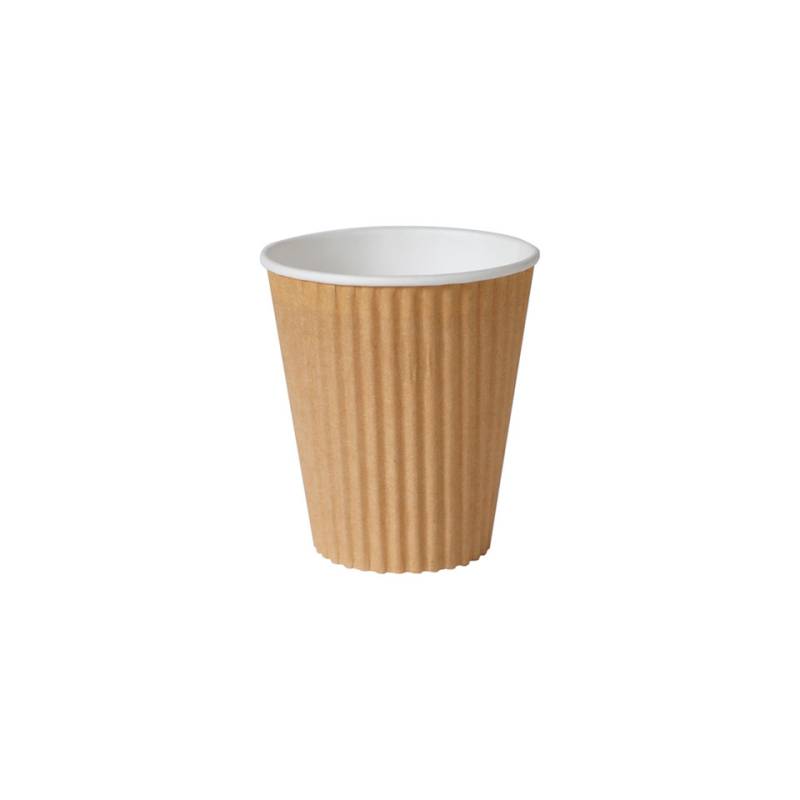 Vaso desechable de triple pared Duni marrón claro 35 cl