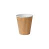 Vaso desechable de triple pared Duni marrón claro 35 cl