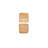 Square chopping board service Rustic Oak Churchill Wooden Line 25.5 cm