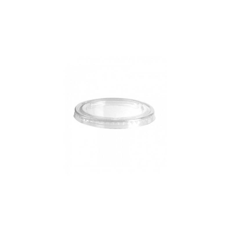 Couvercle transparent pour gobelet à sauce pour animaux de compagnie 7,4 cm