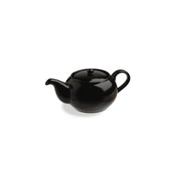 Théière Sphère en porcelaine noire cl 47