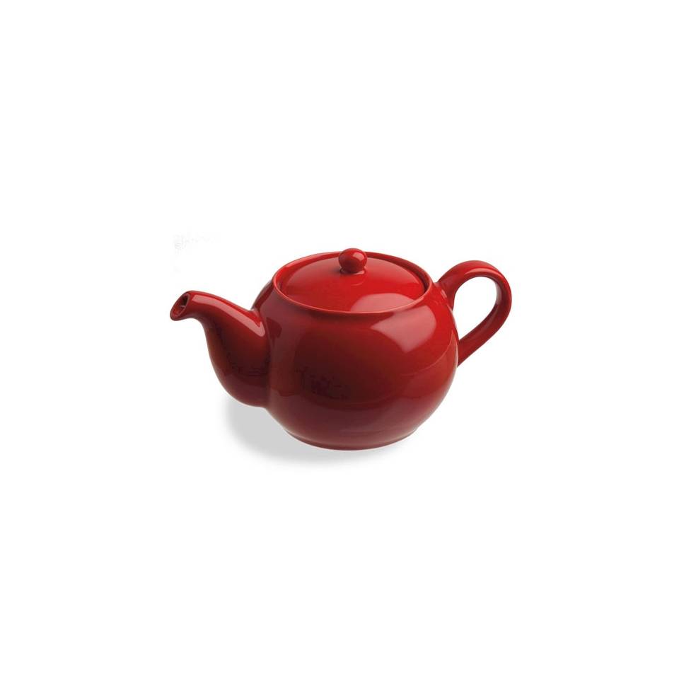 Tetera esfera de porcelana roja cl 47