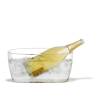 Depósito ovalado transparente para vino espumoso Jeroboam lt 10,5