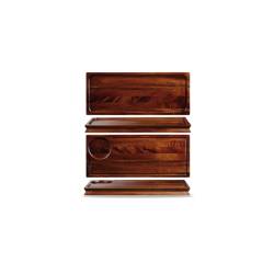 Bandeja rectangular Wood Churchill Line de madera de acacia cm 40x16,5