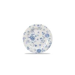 Vintage Rose Chintz Churchill plato de cerámica vitrificada azul 21 cm