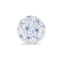 Vintage Rose Chintz Churchill plato de cerámica vitrificada azul 30,5 cm