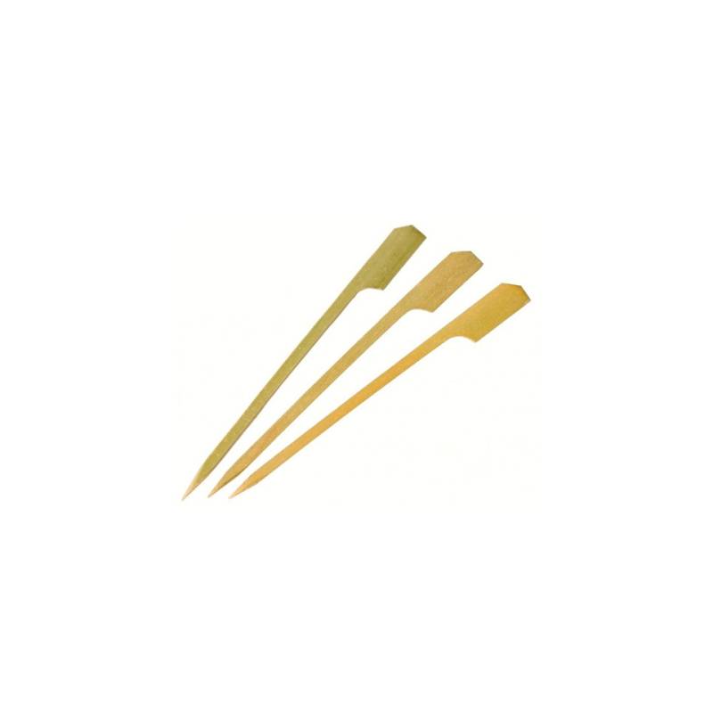 Palos de bambú en forma de remo 12 cm