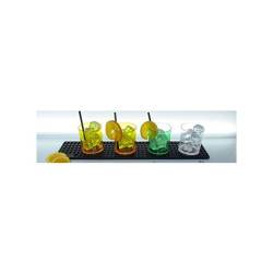 Tapis de bar Maxi en pvc noir 57x12 cm