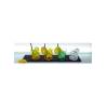 Tapis de bar Maxi en pvc noir 57x12 cm