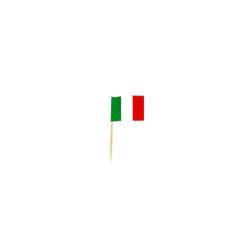 Drapeaux italiens en bois 3,5 x 2,5 cm