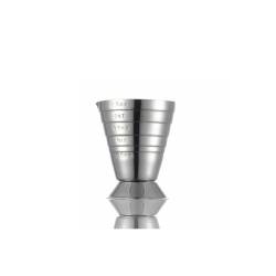 Jigger en acier inoxydable Multi Level Uranus en ml-oz-tbsp