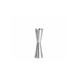 Jigger en acier inoxydable satiné en oz