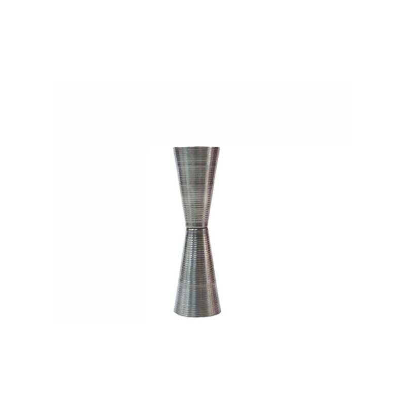 Cuchara estriada Jigger Slim de acero inoxidable mate fabricada en Italia