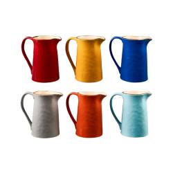 Jarra Mediterránea Novelty Home cerámica coloreada lt 1,6
