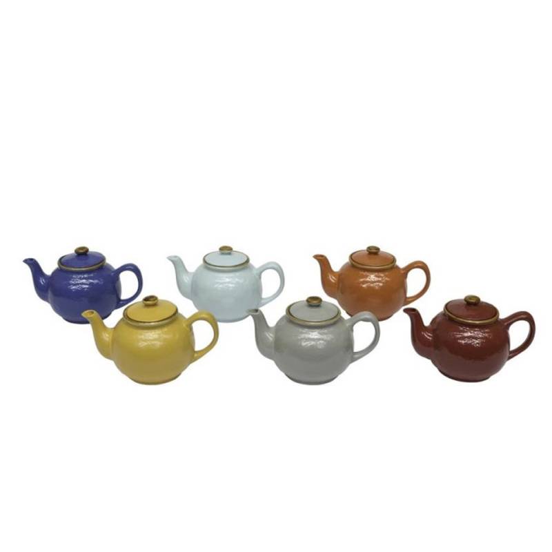 Mediterraneo Novità Home colored ceramic teapot lt 1.10