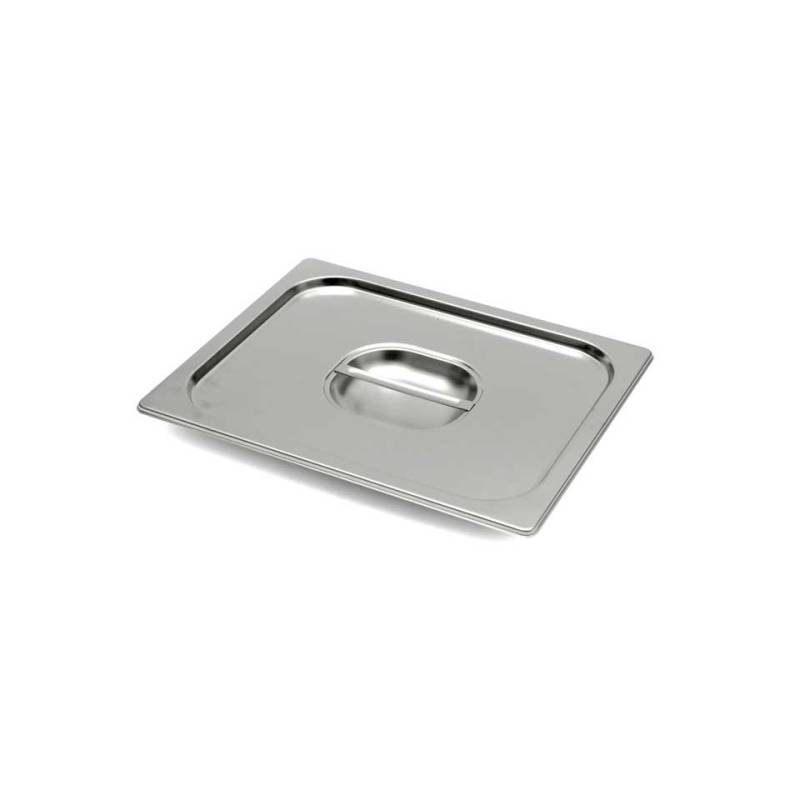 Couvercle gastro en acier inoxydable 1/2