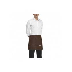 Egochef 40x70cm tablier de comptoir marron avec poche