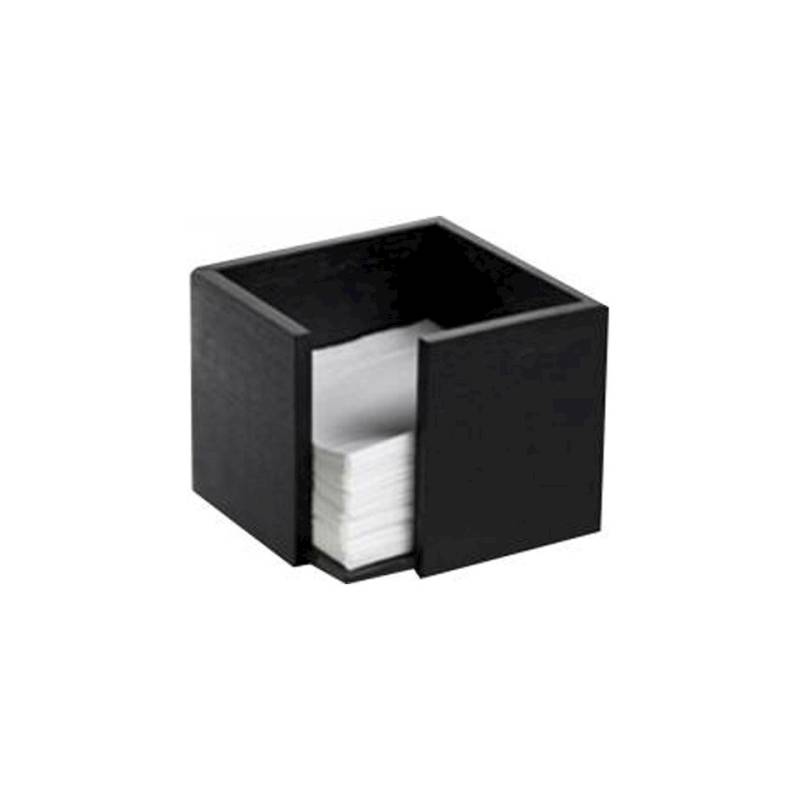 Porte-serviettes en bambou noir 14x14x10 cm