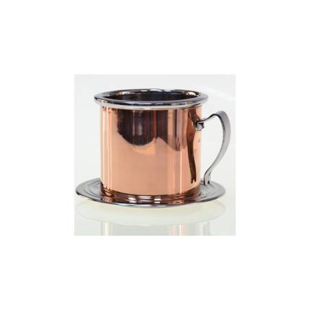Sous-verre RG pour Mint julep acier inoxydable 12 cm