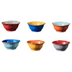 Saladier méditerranéen en céramique colorée Novità Home cm 13