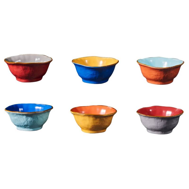 Coppetta macedonia Mediterraneo Novità Home in ceramica colorata cm 13