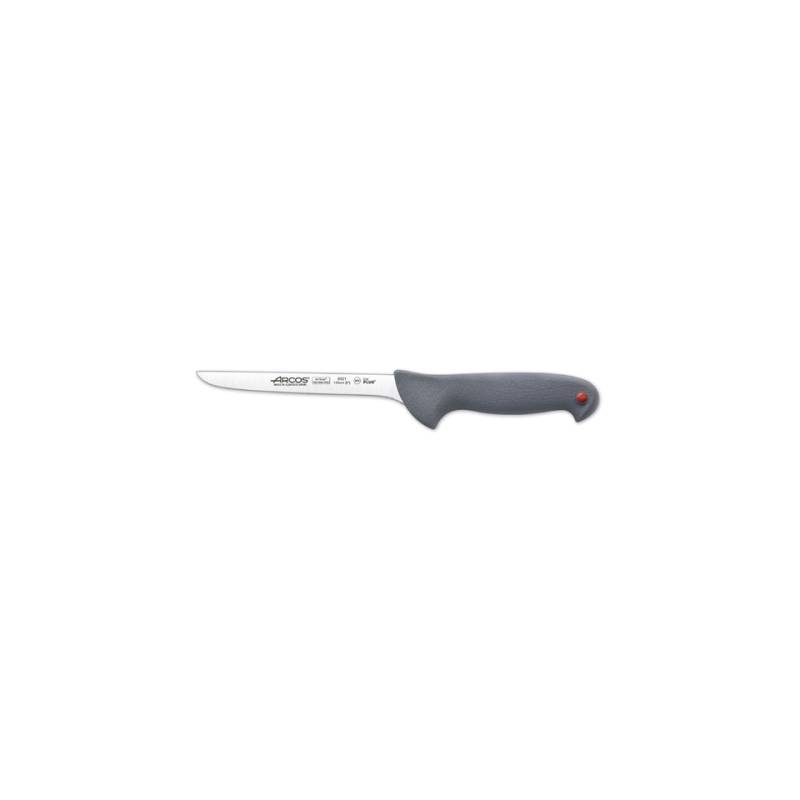 Cuchillo deshuesador estrecho Color Prof Arcos gris 15 cm