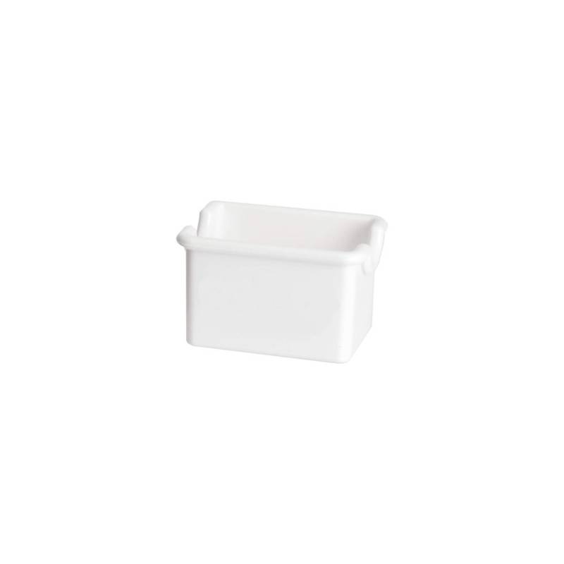 Portabolsas de plástico blanco americano cm 8,7x6,7x5,3