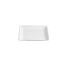 Platillo Quadro Ming de porcelana blanca 12 cm